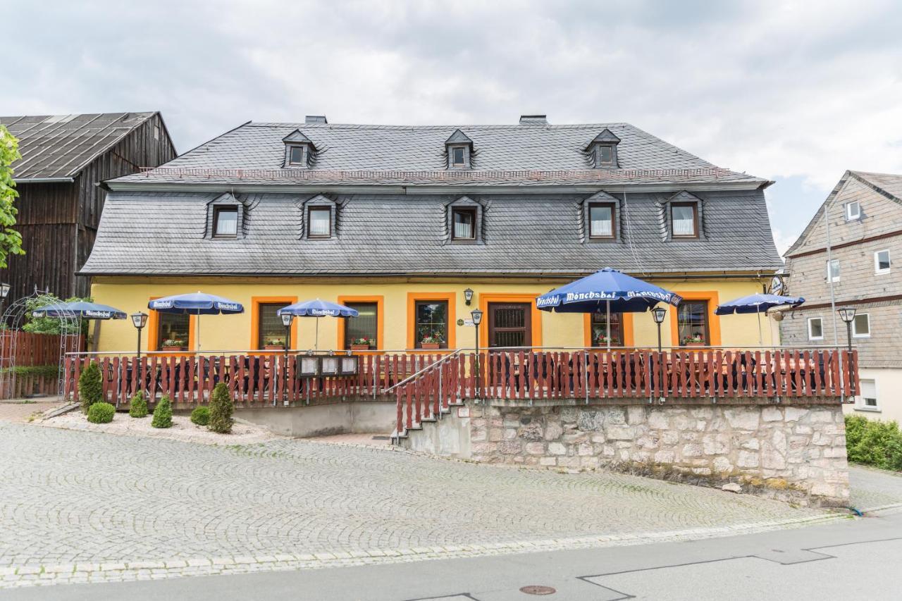 Gasthof Zum Goldenen Hirschen Hotel Geroldsgrun ภายนอก รูปภาพ